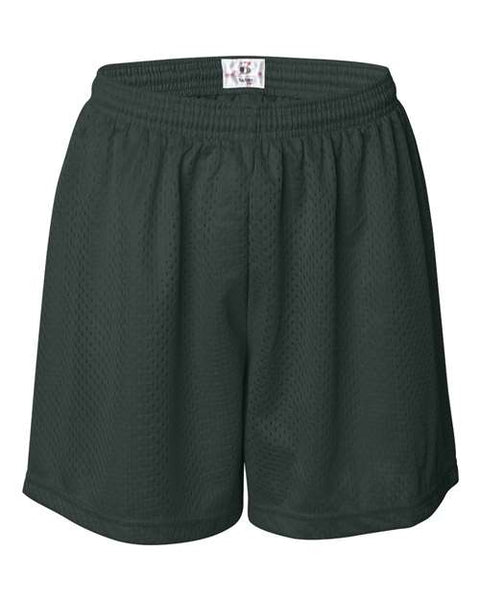 "Badger 7216 Women's Pro Mesh 5" Shorts with Solid Liner"