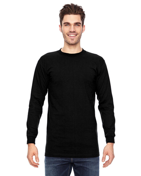 Bayside BA6100 Adult 6.1 oz., 100% Cotton Long Sleeve T-Shirt