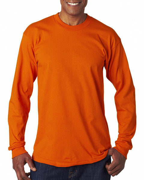 Bayside BA6100 Adult 6.1 oz., 100% Cotton Long Sleeve T-Shirt