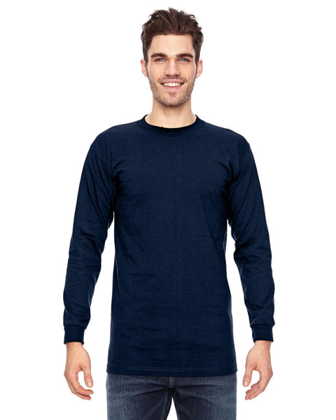 Bayside BA6100 Adult 6.1 oz., 100% Cotton Long Sleeve T-Shirt