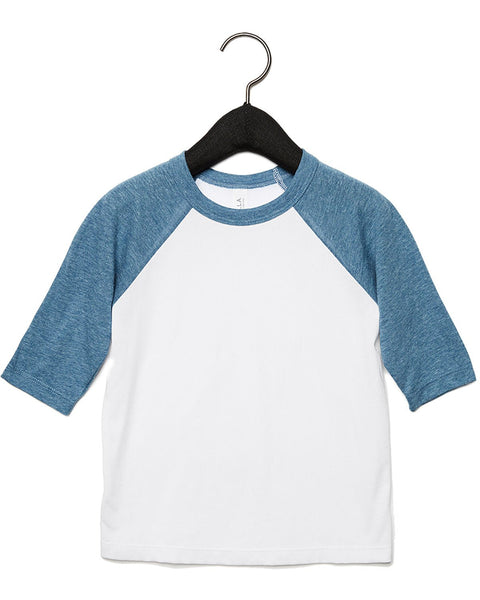 Bella + Canvas 3200T Toddler 3/4-Sleeve Baseball T-Shirt