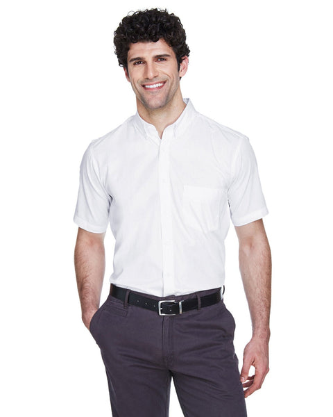 Core 365 88194 Men's Optimum Short-Sleeve Twill Shirt