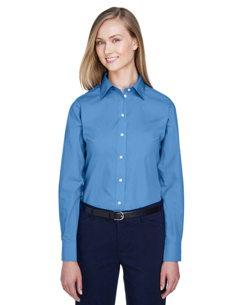 Devon & Jones D620W Ladies' Crown Woven Collection Solid Broadcloth