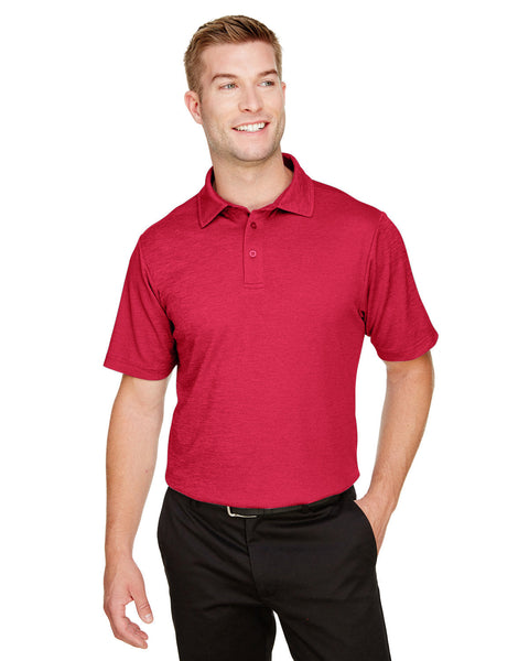 Devon & Jones DG22 CrownLux Performance Men's Address Melange Polo