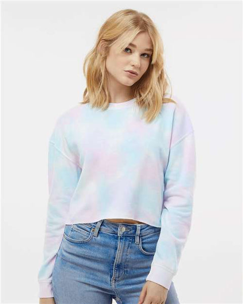 Independent Trading Co. AFX24CRP Women's Lightweight Crop Crewneck Sweatshirt