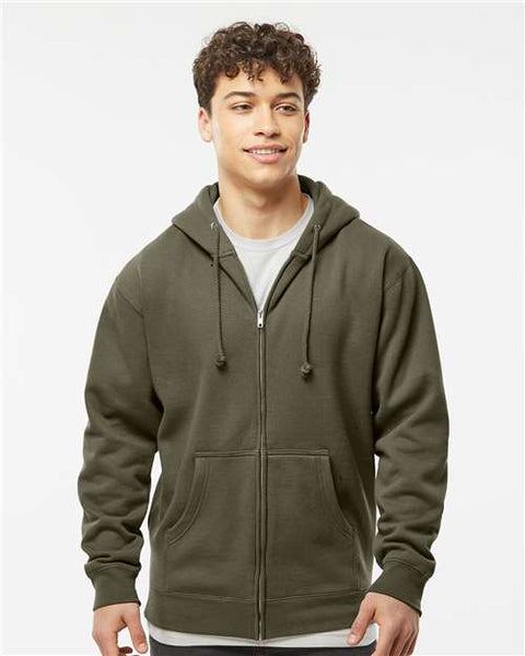 Independent Trading Co. IND4000Z Heavyweight Full-Zip Hooded Sweatshirt