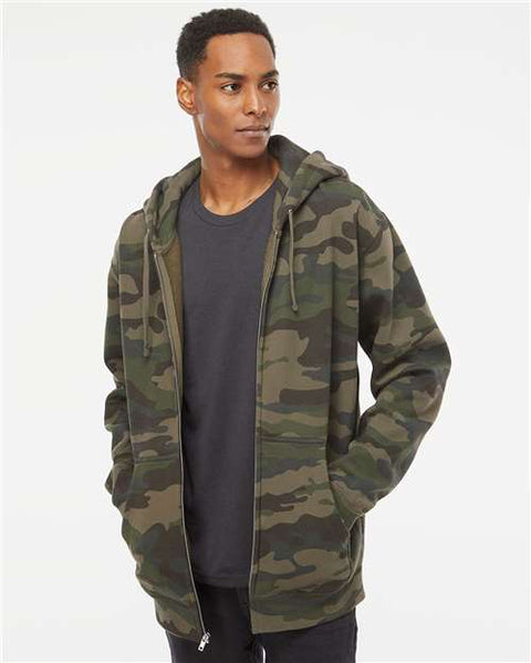 Independent Trading Co. IND4000Z Heavyweight Full-Zip Hooded Sweatshirt