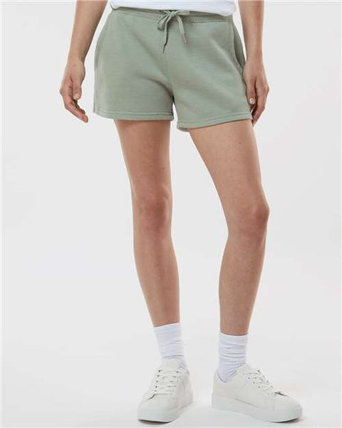 Independent Trading Co. PRM20SRT Women’s Lightweight California Wave Wash Fleece Shorts