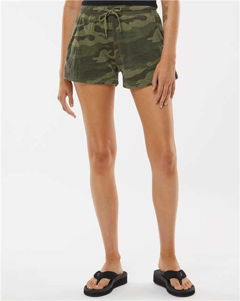 Independent Trading Co. PRM20SRT Women’s Lightweight California Wave Wash Fleece Shorts