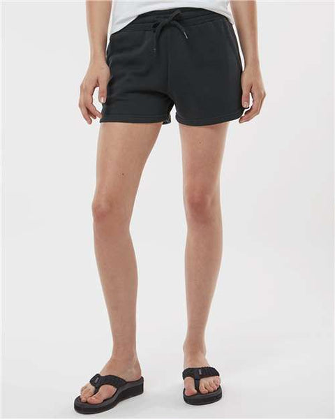 Independent Trading Co. PRM20SRT Women’s Lightweight California Wave Wash Fleece Shorts