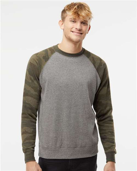 Independent Trading Co. PRM30SBC Special Blend Crewneck Raglan Sweatshirt