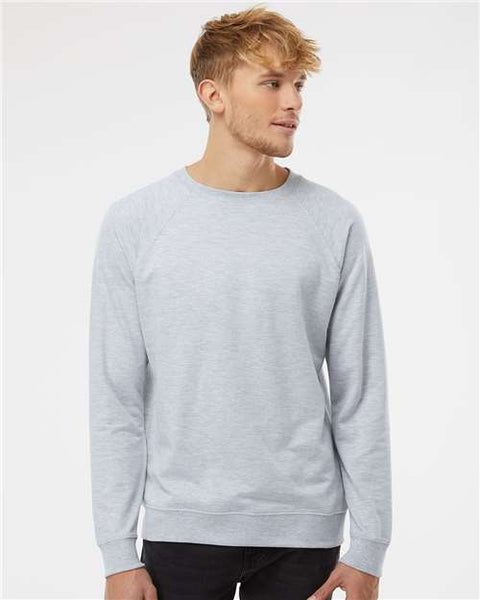 Independent Trading Co. SS1000C Icon Lightweight Loopback Terry Crewneck Sweatshirt