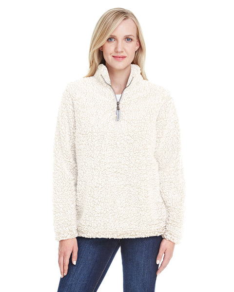 J America JA8451 Ladies' Epic Sherpa 1/4 Zip