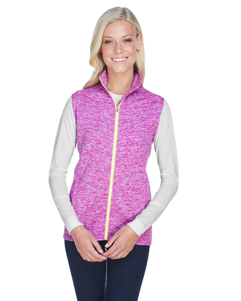J America JA8625 Ladies' Lasic Cosmic Fleece Vest