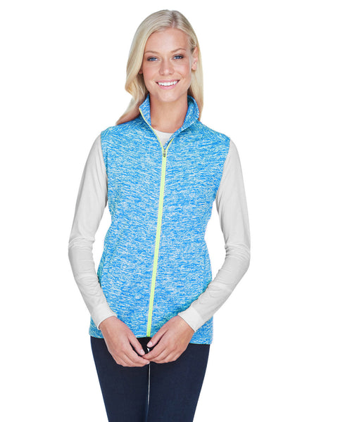 J America JA8625 Ladies' Lasic Cosmic Fleece Vest
