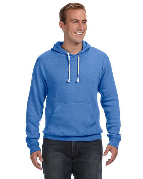 J America JA8871 Adult Triblend Pullover Fleece Hooded Sweatshirt