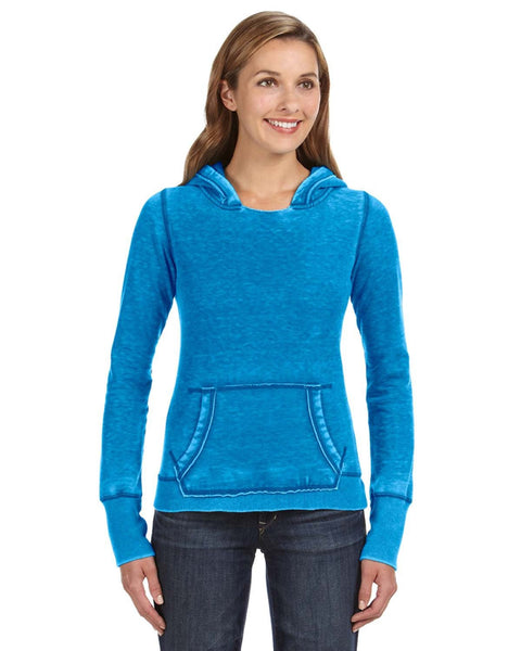 J America JA8912 Ladies' Zen Pullover Fleece Hooded Sweatshirt