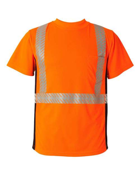Kishigo 9114-9115 Premium Black Series Breathable Tape Class 2 T-Shirt