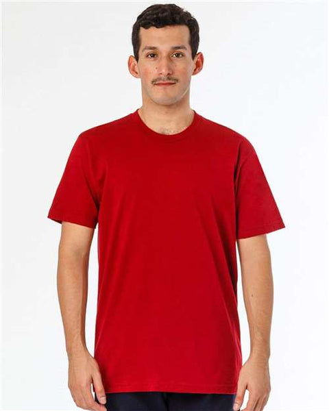 Los Angeles Apparel FF01 USA-Made 50/50 Poly/Cotton T-Shirt
