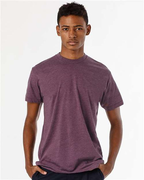 Los Angeles Apparel FF01 USA-Made 50/50 Poly/Cotton T-Shirt