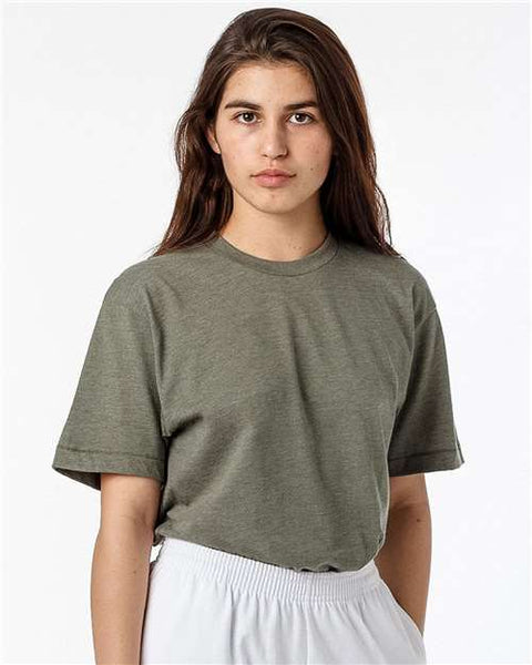 Los Angeles Apparel FF01 USA-Made 50/50 Poly/Cotton T-Shirt
