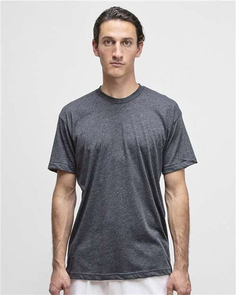 Los Angeles Apparel FF01 USA-Made 50/50 Poly/Cotton T-Shirt