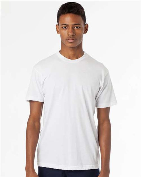Los Angeles Apparel FF01 USA-Made 50/50 Poly/Cotton T-Shirt