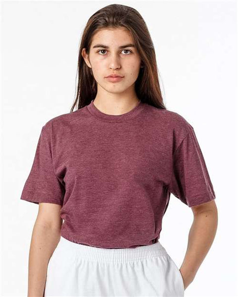 Los Angeles Apparel FF01 USA-Made 50/50 Poly/Cotton T-Shirt