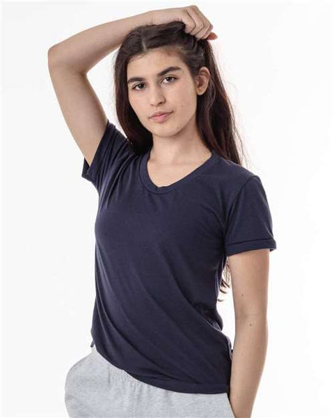 Los Angeles Apparel FF3001 USA-Made Women's 50/50 T-Shirt