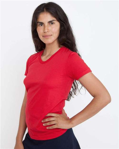 Los Angeles Apparel FF3001 USA-Made Women's 50/50 T-Shirt
