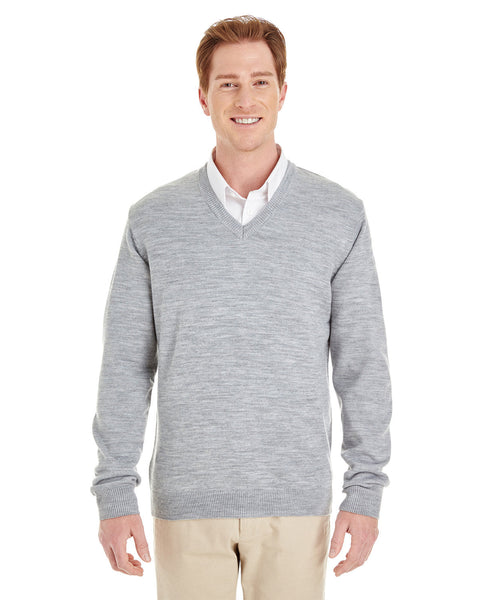 Harriton M420 Men's Pilbloc V-Neck Sweater