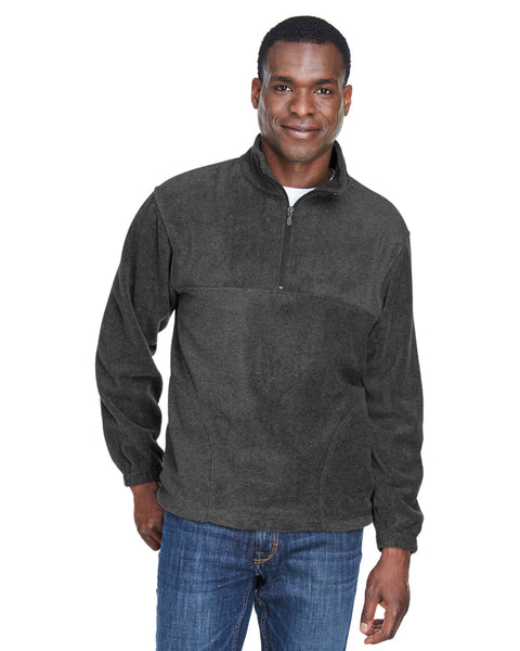 Harriton M980 Adult 8 oz. Quarter-Zip Fleece Pullover