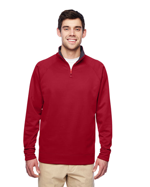 Jerzees PF95MR Adult 6 oz. DRI-POWER SPORT Quarter-Zip Cadet Collar Sweatshirt
