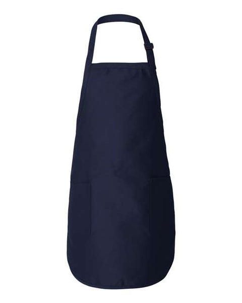 Q-Tees Q4350 Full-Length Apron with Pockets