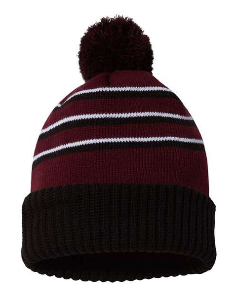 Richardson 134 Pom Cuffed Beanie