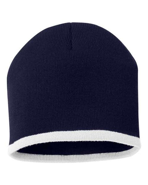 Sportsman SP09 8" Bottom-Striped Beanie