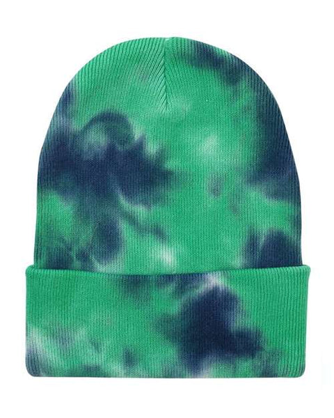 "Sportsman SP412 12" Tie-Dyed Cuffed Beanie"