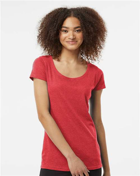 Tultex 243 Women's Poly-Rich Scoop Neck T-Shirt