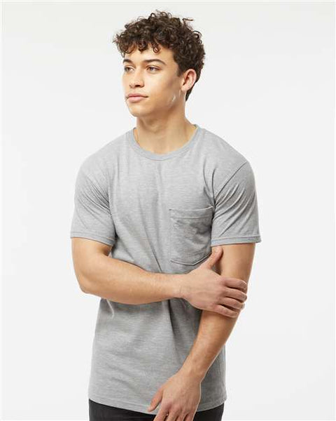 Tultex 293 Heavyweight Jersey Pocket T-Shirt
