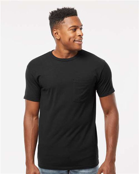 Tultex 293 Heavyweight Jersey Pocket T-Shirt
