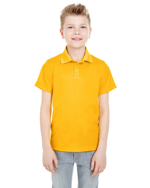 UltraClub 8210Y Youth Cool & Dry Mesh Piqué Polo