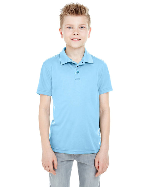 UltraClub 8210Y Youth Cool & Dry Mesh Piqué Polo