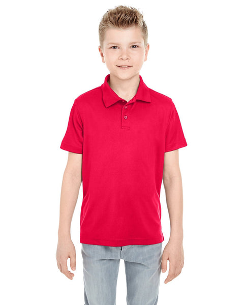 UltraClub 8210Y Youth Cool & Dry Mesh Piqué Polo