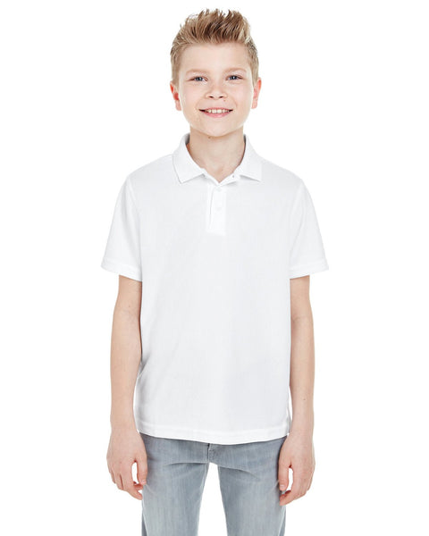 UltraClub 8210Y Youth Cool & Dry Mesh Piqué Polo