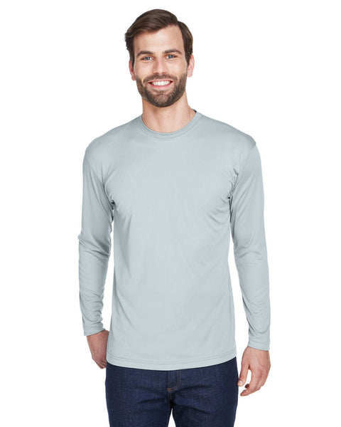 UltraClub 8422 Adult Cool & Dry Sport Long-Sleeve Performance Interlock T-Shirt