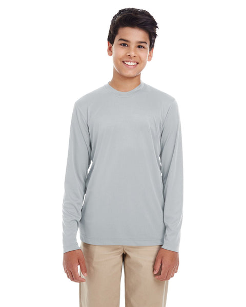 UltraClub 8622Y Youth Cool & Dry Performance Long-Sleeve Top