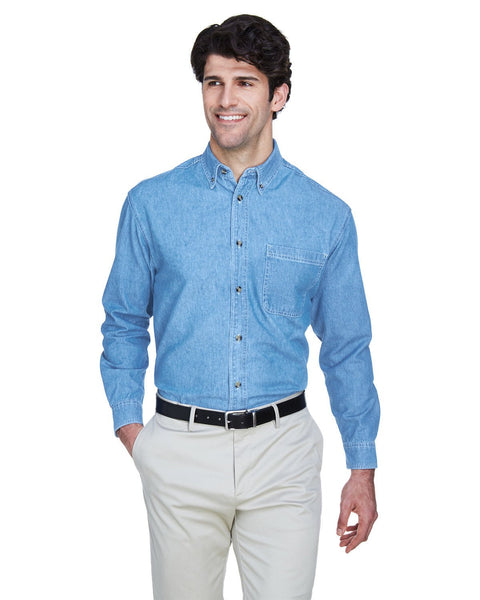 UltraClub 8960 Men's Cypress Denim withPocket