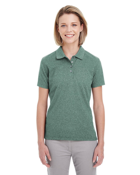 UltraClub UC100W Ladies' Heathered Piqué Polo