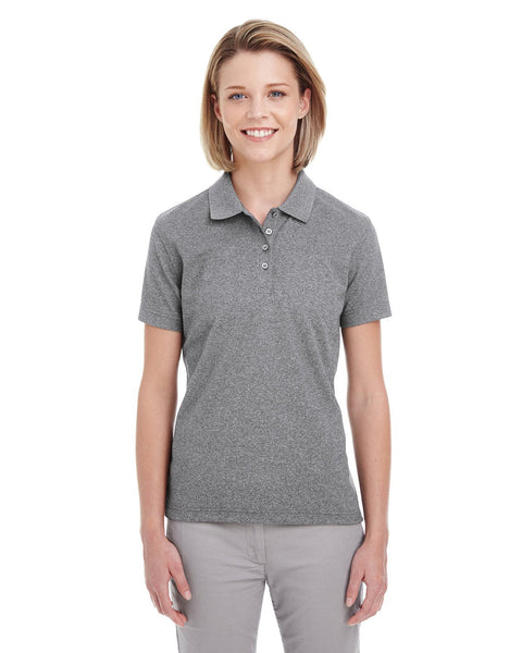UltraClub UC100W Ladies' Heathered Piqué Polo