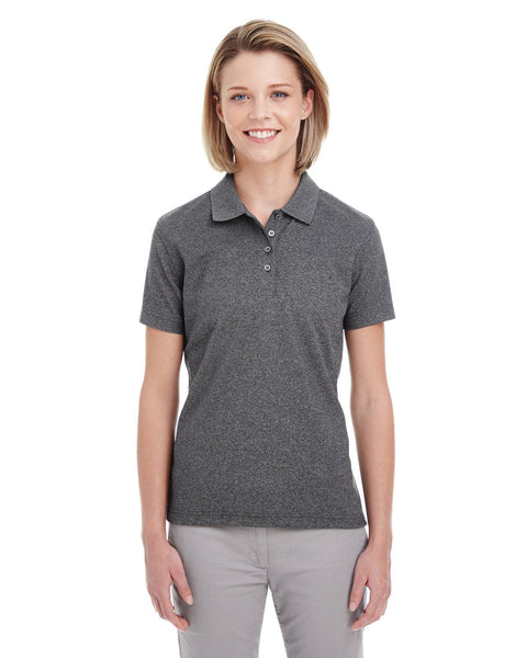 UltraClub UC100W Ladies' Heathered Piqué Polo